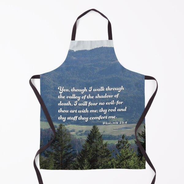 Item preview, Psalms 23 4 - Inspirational Bible Verse designed and sold by InsprtnlArtbyDP.