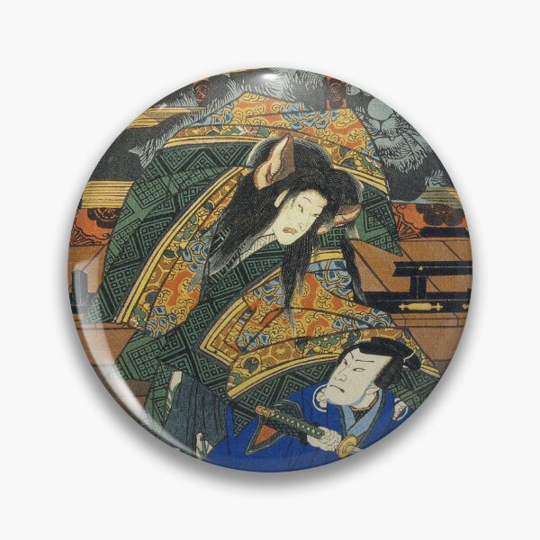 Item preview, Nekomata Monster Cat Spirit Vintage Japanese Art designed and sold by FineArtShirts.