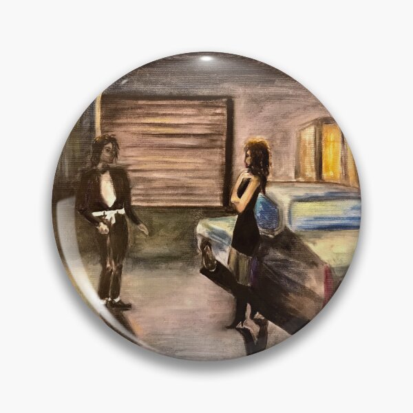 Item preview, The Way You Make Me Feel | Iconic Dance Scene | Oil Painting | Vintage Pop Portrait | Retro Music Vibes Art designed and sold by BlueberrySwan.
