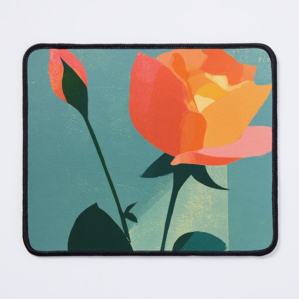 Item preview, JUNE BIRTH FLOWER ROSE ART designed and sold by MarkedArtPrints.