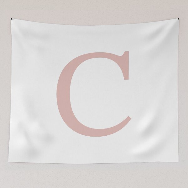 Item preview, White Basic Rose Gold Monogram C designed and sold by rewstudio.