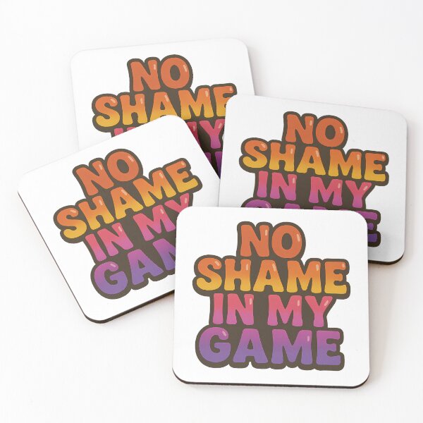Item preview, No Shame in My Game Retro Bold Queer Pride Typography designed and sold by Haus Of Sin.