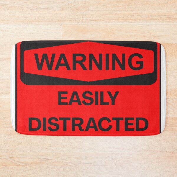 Item preview, Warning Easily Distracted designed and sold by Nol1ytv.