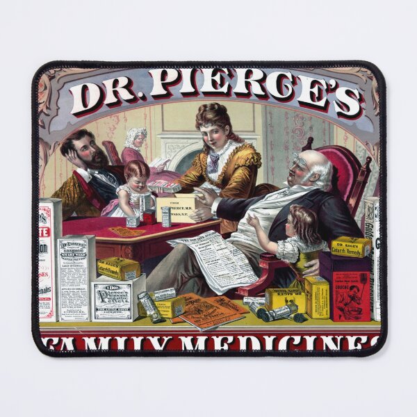 Item preview, Vintage Doctor Pierce Family Medicine Druggist  Medical Repro Ad designed and sold by BlueLineLAX.