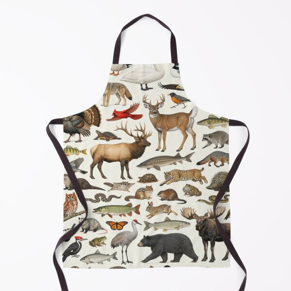 Item preview, Animals of Michigan Retro Style Identification Chart designed and sold by kakarikihill.