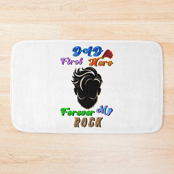 Item preview, Dad First Hero Forever My Rock designed and sold by bitcgiantcrab7.