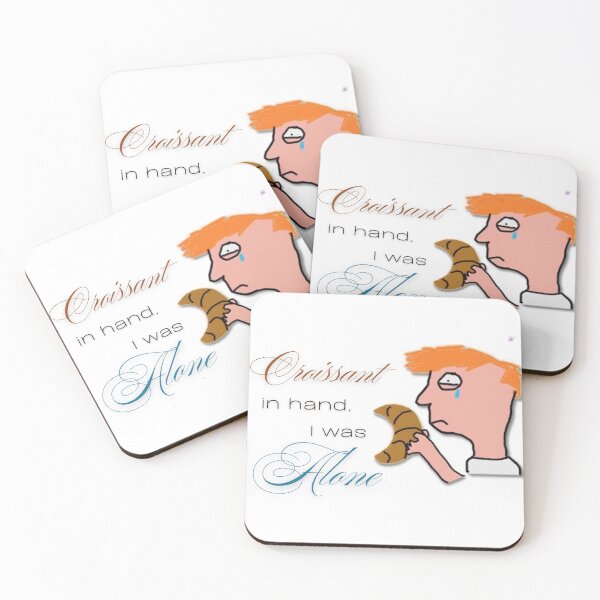 Item preview, Croissant in Hand, I was Alone designed and sold by urturningviolet.