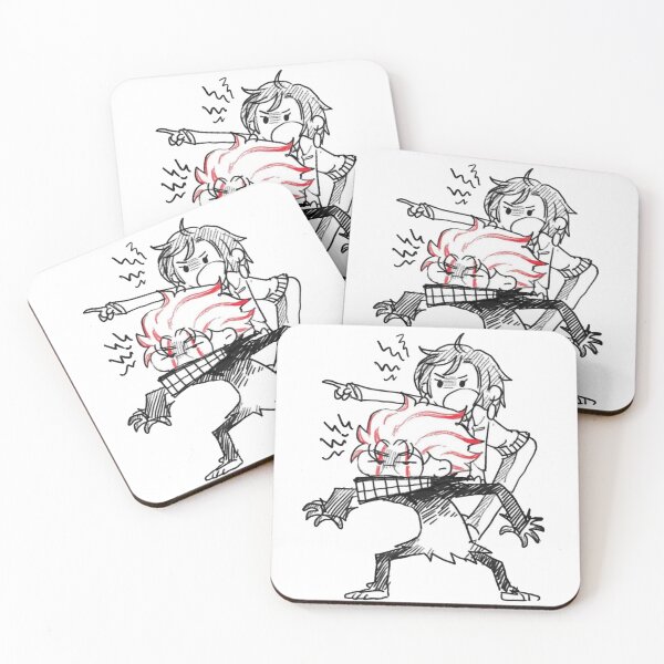 Item preview, Spirits & Sci-Fi — Momo and Okarun Duo designed and sold by TheStickLab.