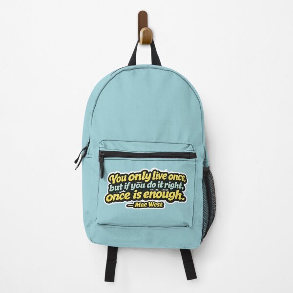 Item preview, You only live once – quote sticker design designed and sold by World-of-Magic.