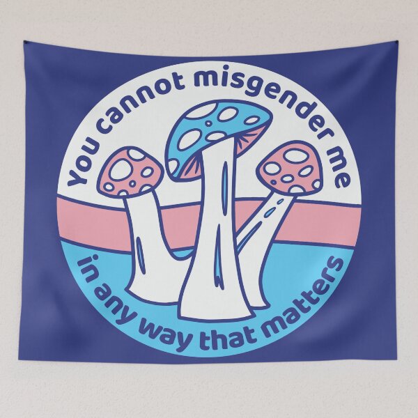 Item preview, Any Pronouns Pride: You Cannot Misgender Me (Transgender) designed and sold by PrideofDragons.