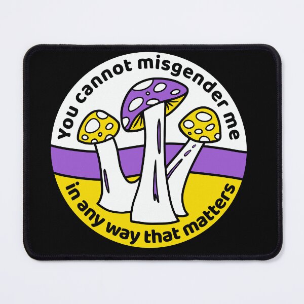 Item preview, Any Pronouns Pride: You Cannot Misgender Me (Nonbinary) designed and sold by PrideofDragons.