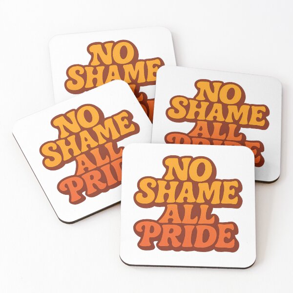 Item preview, No Shame All Pride Retro Groovy Gay Pride LGBTQ Typography designed and sold by Haus Of Sin.