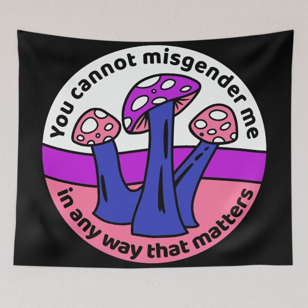 Item preview, Any Pronouns Pride: You Cannot Misgender Me (Genderfluid) designed and sold by PrideofDragons.