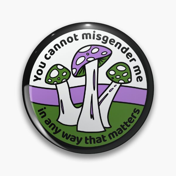 Item preview, Any Pronouns Pride: You Cannot Misgender Me (Genderqueer) designed and sold by PrideofDragons.