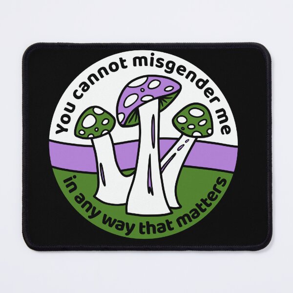 Item preview, Any Pronouns Pride: You Cannot Misgender Me (Genderqueer) designed and sold by PrideofDragons.