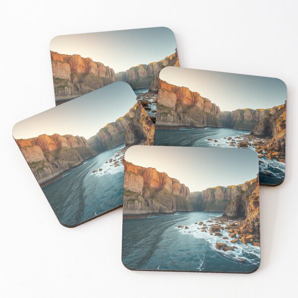 Item preview, Dramatic Canyon River Cliff Landscape designed and sold by IntelliMindDesigns.