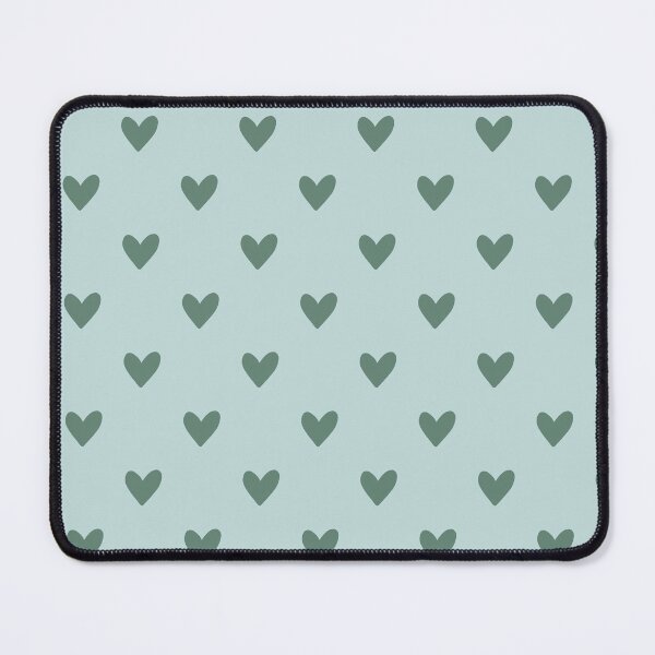 Item preview, Minimalist Sage Heart Pattern Phone Case for Girls | Aesthetic Mint Green Heart Journal for Students | Simple Botanical Heart Pattern Blanket for Mom | Chic Sage Square Heart Tote Bag for Teachers designed and sold by VivaFy.