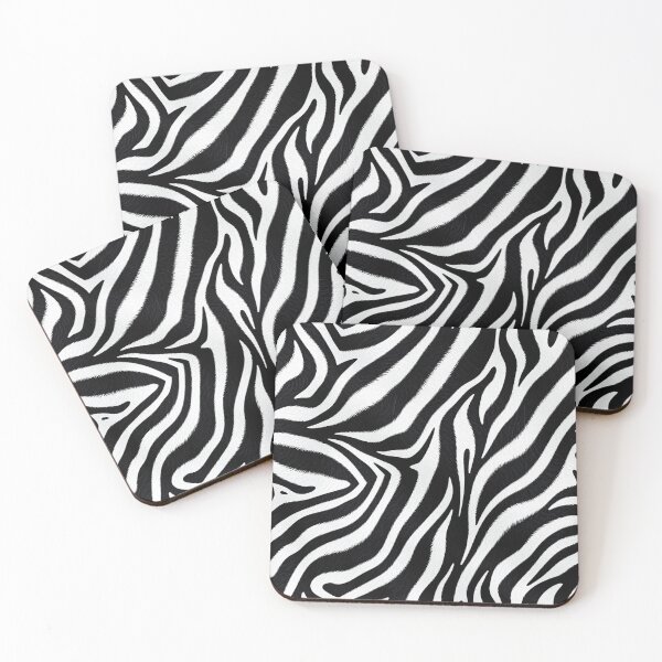 Item preview, Bold Black and White Zebra Print Pattern designed and sold by IntelliMindDesigns.