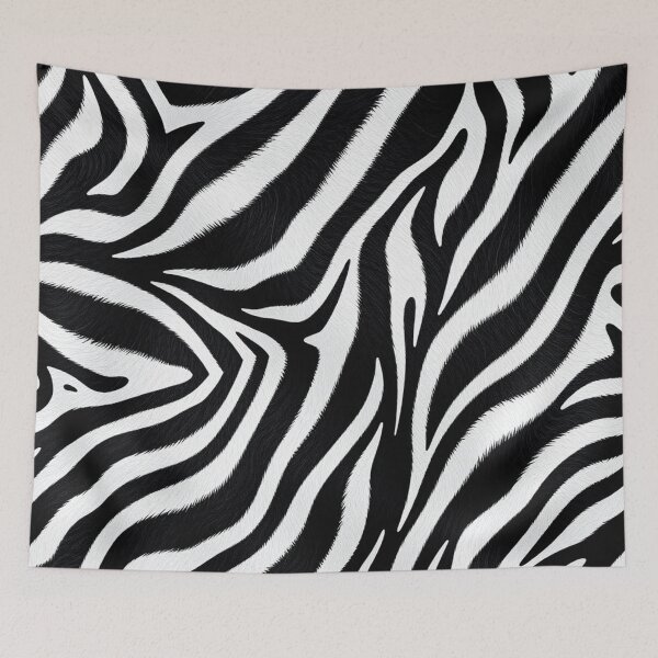 Item preview, Bold Black and White Zebra Print Pattern designed and sold by IntelliMindDesigns.