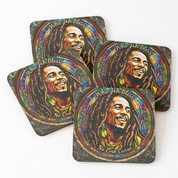Item preview, Bob Marley art print stained glass designed and sold by Coexist In Tee's .