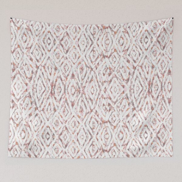 Item preview, Painterly Ikat Turkish Towel - Multicolor Pinks & Grays  designed and sold by LoveAlways-AEP.
