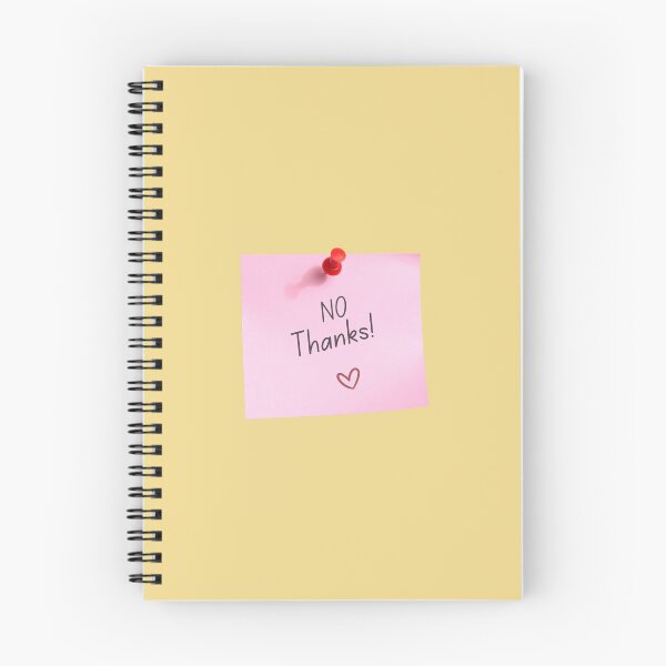 Item preview, No Thanks Sticky Note designed and sold by Resid3w.