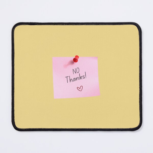 Item preview, No Thanks Sticky Note designed and sold by Resid3w.