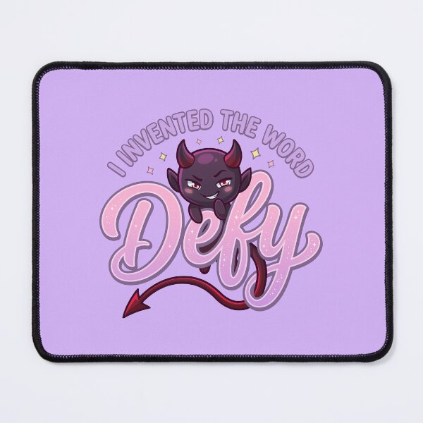 Item preview, Cute Devil - I Invented The Word Defy - Pastel Goth designed and sold by Juka-Arts-CC.