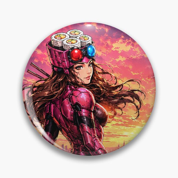 Item preview, SUSHI MASK WOMAN NEO: Ultimate Cyberpunk Superheroine designed and sold by Japan Cyberpunk Universe & Surreal Characters.