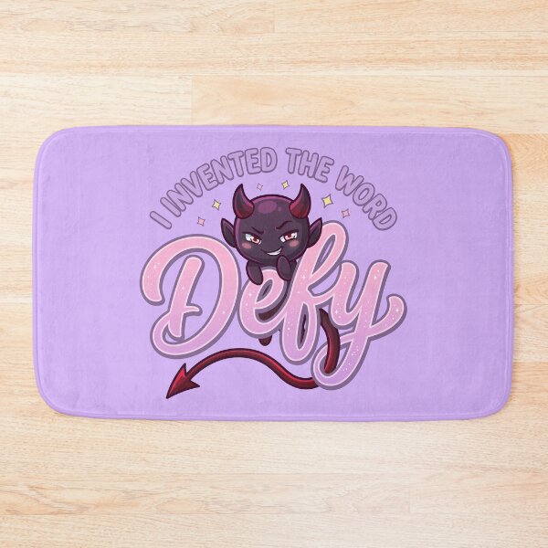 Item preview, Cute Devil - I Invented The Word Defy - Pastel Goth designed and sold by Juka-Arts-CC.