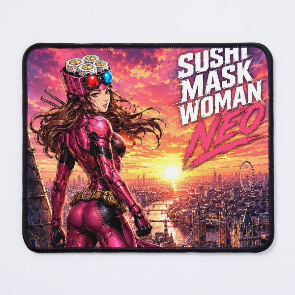 Item preview, SUSHI MASK WOMAN NEO: Ultimate Cyberpunk Superheroine designed and sold by Japan Cyberpunk Universe & Surreal Characters.