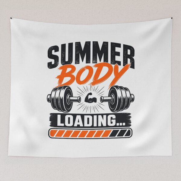 Item preview, Summer Body Loading – Funny Fitness Motivation designed and sold by ABLAT-CREATIONS.