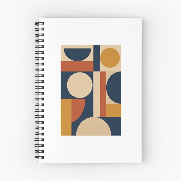 Item preview, Abstract Bauhaus Geometric Mid Century Modern Shapes Poster designed and sold by Prints-Things.
