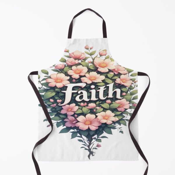 Item preview, Faith in Bloom – A stunning floral heart made of soft pink flowers designed and sold by PromisedArt.