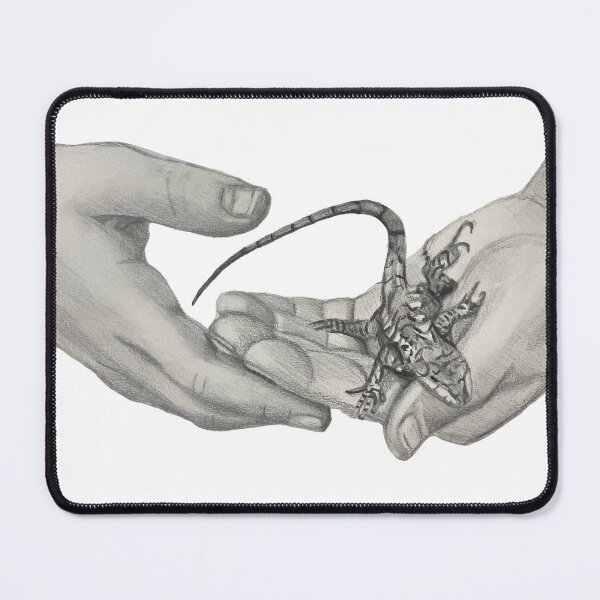 Item preview, Gentle Hands holding lizard designed and sold by LMT-art.