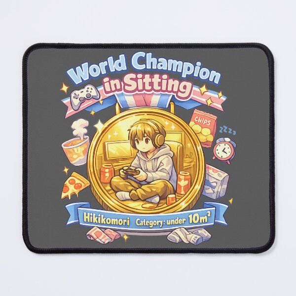 Item preview, Hikikomori Edition - World Champion in Sitting designed and sold by FilBlue.