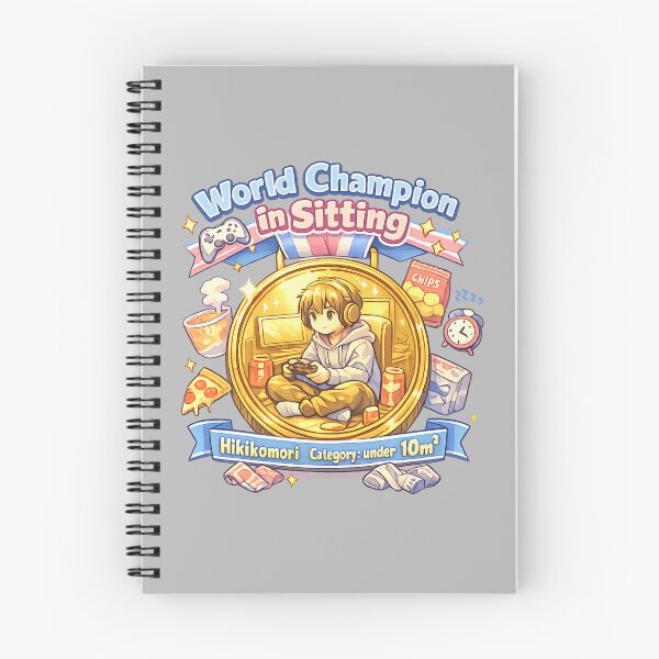 Item preview, Hikikomori Edition - World Champion in Sitting designed and sold by FilBlue.