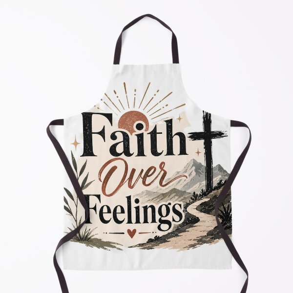 Item preview, Faith Over Feelings Christian Sticker | Faith Based Motivation | Inspirational Cross Design designed and sold by overcomercrafts.