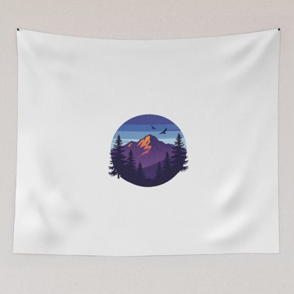 Item preview, Celebrate your love for the outdoors with this vintage mountain landscape design. designed and sold by SakuraHQ.