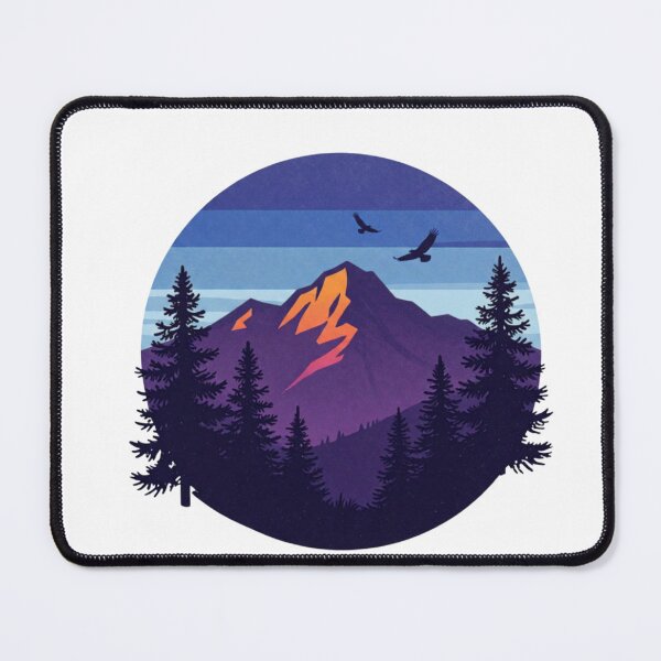 Item preview, Celebrate your love for the outdoors with this vintage mountain landscape design. designed and sold by SakuraHQ.