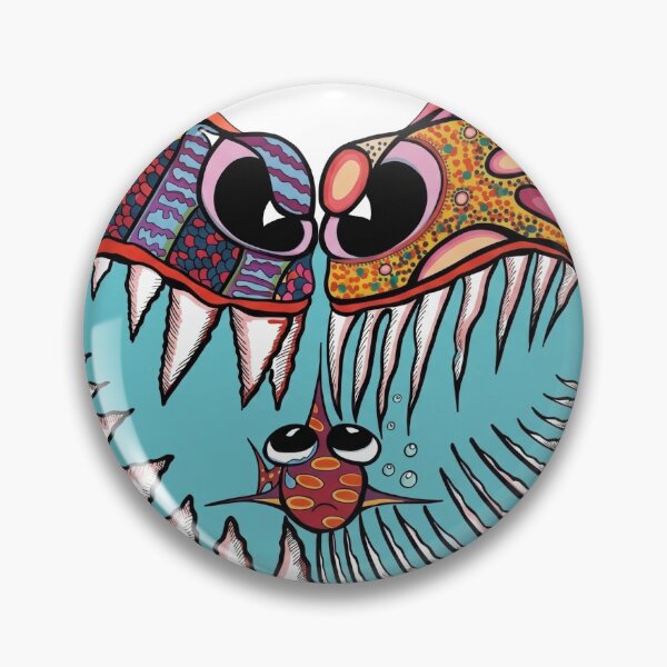 Item preview, Two Vicious Fish only One Meal designed and sold by MassArtOne.