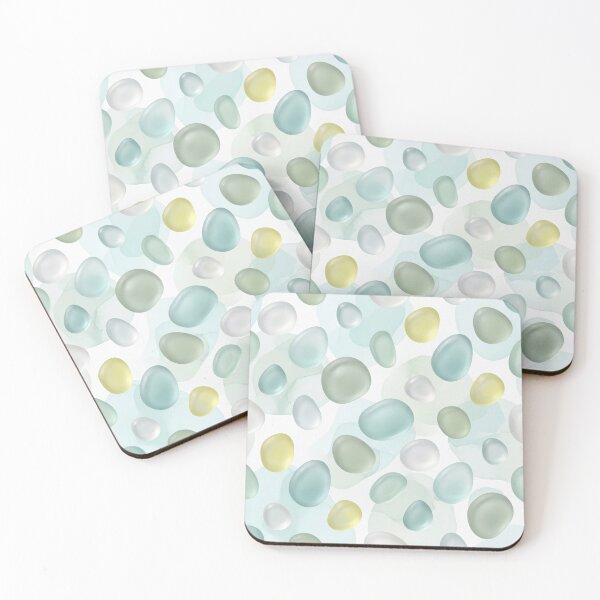 Item preview, Glass Pebble Drift Seamless Pattern designed and sold by MoonwoodStudio.