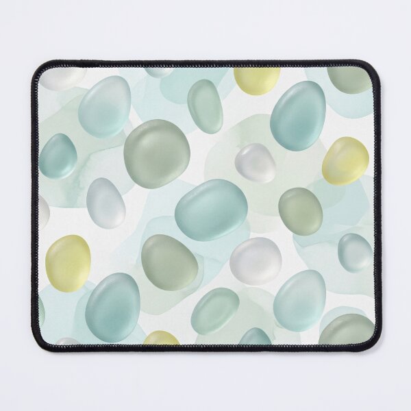 Item preview, Glass Pebble Drift Seamless Pattern designed and sold by MoonwoodStudio.