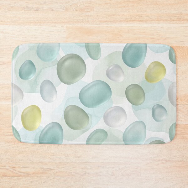 Item preview, Glass Pebble Drift Seamless Pattern designed and sold by MoonwoodStudio.