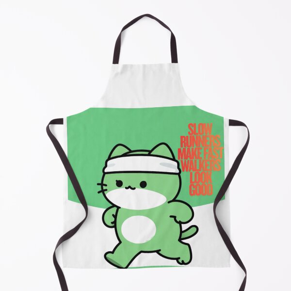 Item preview, Slow Runners Club Funny Sarcastic Jogging Cat Sticker designed and sold by SOOOMINO.