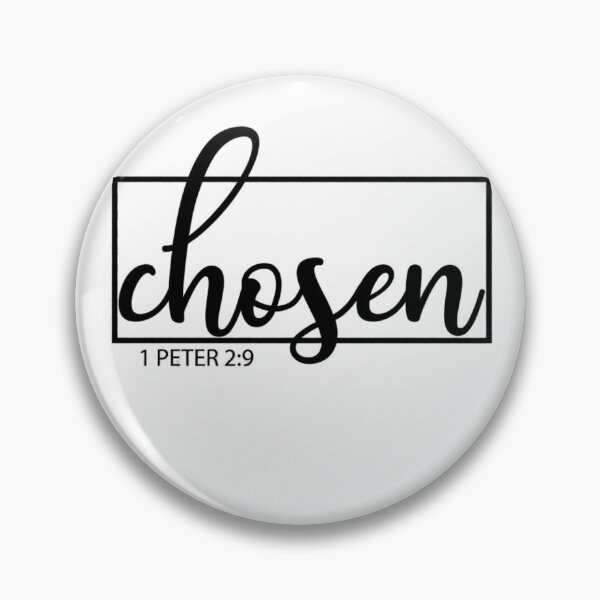 Item preview, Chosen - 1 Peter 2 9 Cursive Christian Scripture Typography designed and sold by Holy-Verse.