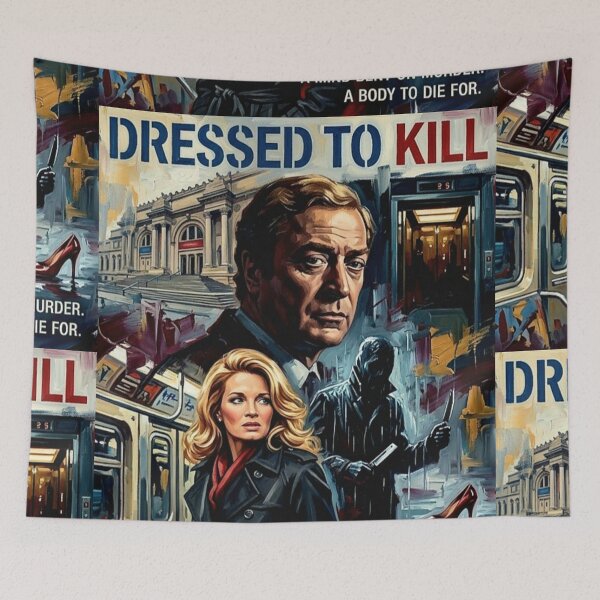 Item preview, A Mind Bent on Murder – Dressed to Kill Fine Art Print designed and sold by Art's Diner.