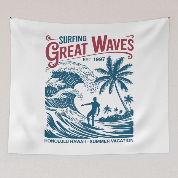 Item preview, Surfing Great Waves designed and sold by Craigonart.