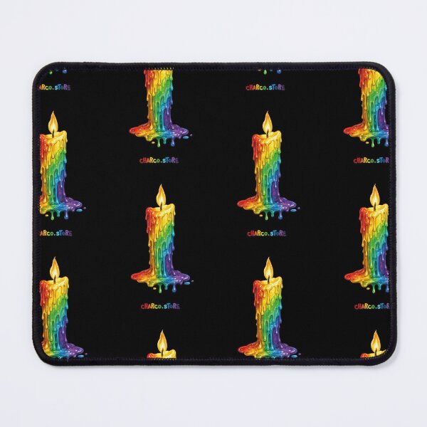 Item preview, Pride | Rainbow Melt Candle – Dripping Wax Art designed and sold by Charco.Store – Bold Expressive Graphics & Alt Streetwear Art.