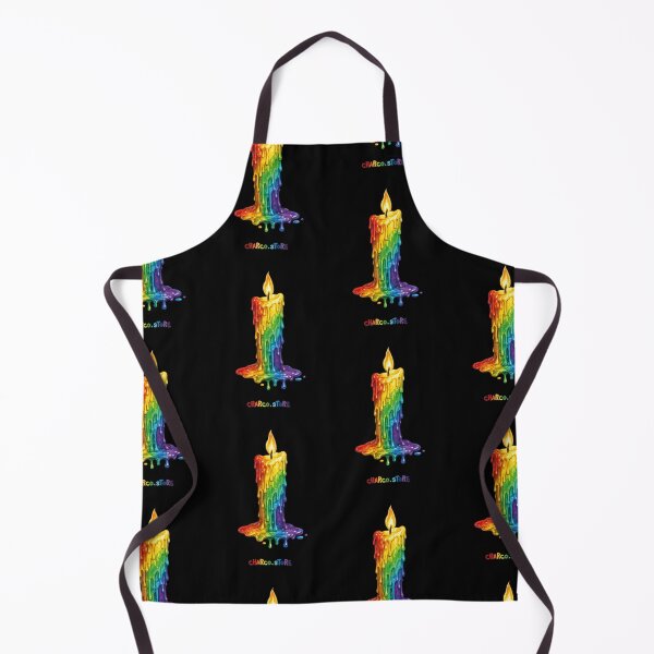 Item preview, Pride | Rainbow Melt Candle – Dripping Wax Art designed and sold by Charco.Store – Bold Expressive Graphics & Alt Streetwear Art.
